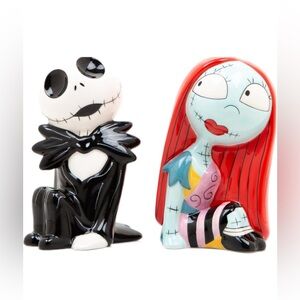 Disney Jack and Sally Salt & Pepper Shakers, NWT